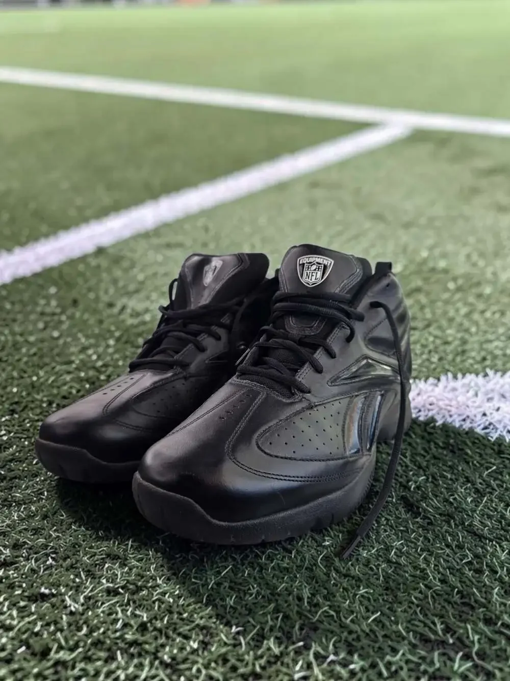 Reebok NFL Equipment Turf Football Cleats Black